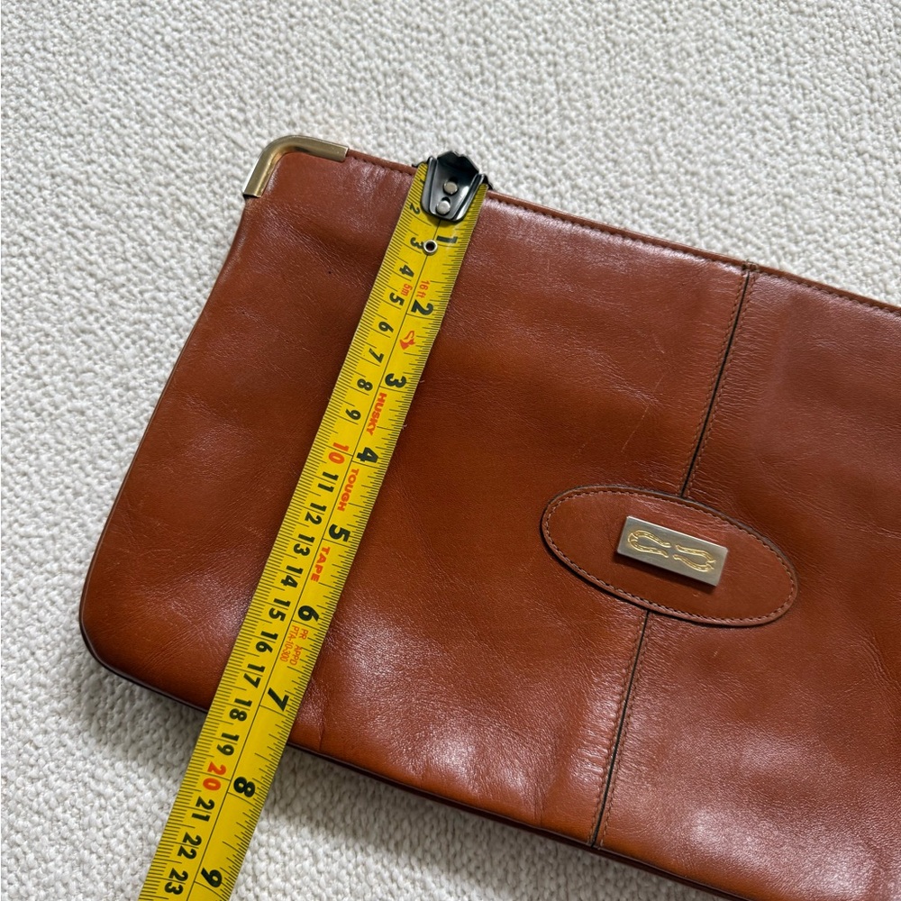 Vintage Leather Boho Clutch - Picture 9 of 9